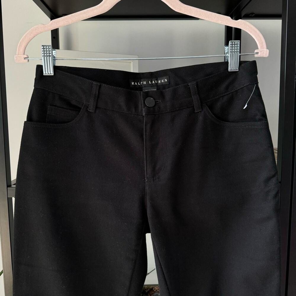 Ralph Lauren Black Label Classic Bootcut Zip Fly High Rise Jeans 34” Women’s 2 - Picture 2 of 10